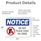 Signmission Do Not Place Used Oil Here, 24 in W x Rectangle, Vinyl Decal OS-2PACK-NS-D-1824-L-15475 - alternate 4